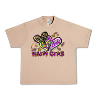 Burro Mardi Gras heart Urban Heavy Tee - LillyAllenDesigns