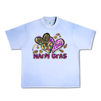 Grape Ice Mardi Gras heart Urban Heavy Tee - LillyAllenDesigns