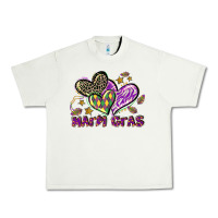Pistachio Mardi Gras heart Urban Heavy Tee - LillyAllenDesigns