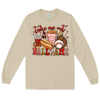 Mushroom take me out to the ball game baseball Long Sleeve Tee - Jasminsmagicworld