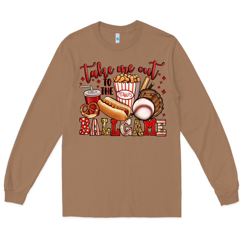 Take Me Out To The Ball Game Baseball Long Sleeve Tee by Jasminsmagicworld | Teevron