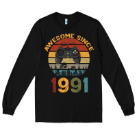 Black Awesome Since 1991 Long Sleeve Tee - Bettercallsaul