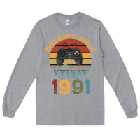 Heather Grey Awesome Since 1991 Long Sleeve Tee - Bettercallsaul