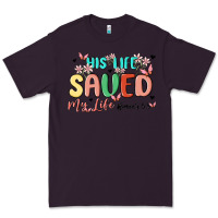 Plum his life saved my life Premium Tee - MaliasSmallBusiness