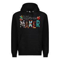 Black difference maker teacher Premium Hoodie - OliviaCreatesArt