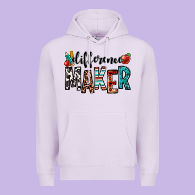 Difference Maker Teacher Premium Hoodie Designed By Oliviacreatesart