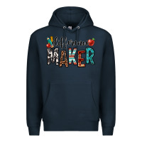 Navy difference maker teacher Premium Hoodie - OliviaCreatesArt