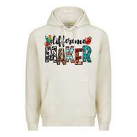 Oatmeal Heather difference maker teacher Premium Hoodie - OliviaCreatesArt