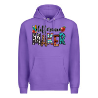 Purple difference maker teacher Premium Hoodie - OliviaCreatesArt