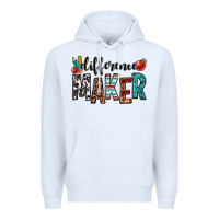 White difference maker teacher Premium Hoodie - OliviaCreatesArt