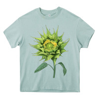 Arona sun fill green green sunflower Heavy Core Tee - LillyAllenDesigns