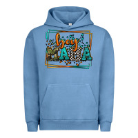 Pigment Pebble Blue leopard camo boy mama Mother's Day Urban Hoodie - LillyAllenDesigns