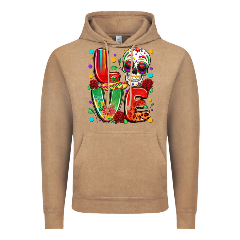 Cinco De Mayo Love Vintage Hoodie by LillyAllenDesigns | Teevron