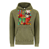 Vintage Olive cinco de mayo love Vintage Hoodie - LillyAllenDesigns