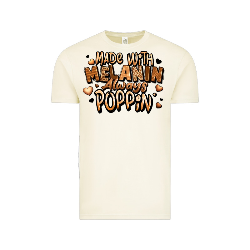 Made With Melanin Always Poppin' Vintage Tee by LillyAllenDesigns | Teevron