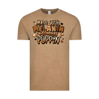 Vintage Coffee made with melanin always poppin' Vintage Tee - LillyAllenDesigns