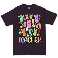 Plum teacher bunny's Premium Tee - MaliasSmallBusiness