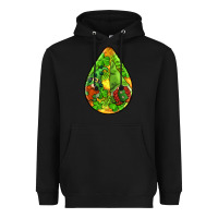 Black st.patrick's teardrop earrings Heavyweight Hoodie - FaDigitalArtStudio