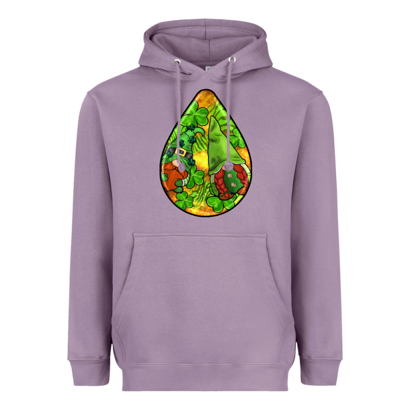 St.patrick's Teardrop Earrings Heavyweight Hoodie by FaDigitalArtStudio | Teevron