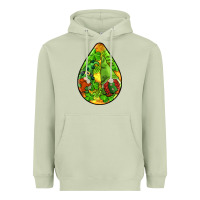 Matcha st.patrick's teardrop earrings Heavyweight Hoodie - FaDigitalArtStudio