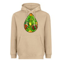 Mushroom st.patrick's teardrop earrings Heavyweight Hoodie - FaDigitalArtStudio