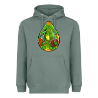 Sage st.patrick's teardrop earrings Heavyweight Hoodie - FaDigitalArtStudio