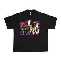 Black Mardi Gras Calf Urban Heavy Tee - LillyAllenDesigns