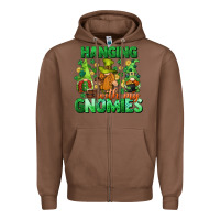 Chestnut St. Patrick's Day gnomes Zipper Hoodie - CowGirlArtShop