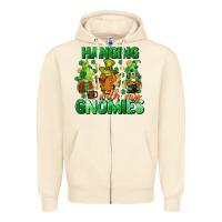 Sandshell St. Patrick's Day gnomes Zipper Hoodie - CowGirlArtShop