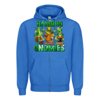 True Royal St. Patrick's Day gnomes Zipper Hoodie - CowGirlArtShop