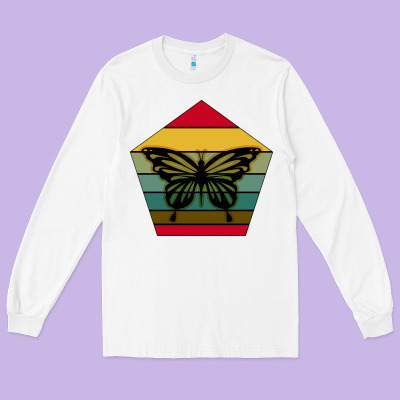 Butterfly Long Sleeve Tee Designed By Bettercallsaul