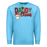 Ocean Blue Western Daddy Claus Premium Sweatshirt - BundleAndBundleShop