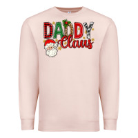Pale Pink Western Daddy Claus Premium Sweatshirt - BundleAndBundleShop