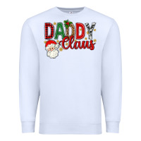 White Western Daddy Claus Premium Sweatshirt - BundleAndBundleShop