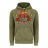 Vintage Olive viva mexico Vintage Hoodie - LillyAllenDesigns