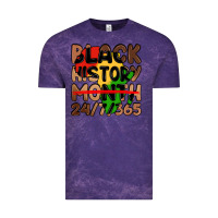 Cloud Purple black history month Vintage Tee - LillyAllenDesigns