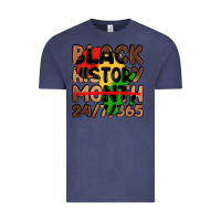 Vintage Denim black history month Vintage Tee - LillyAllenDesigns