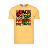 Vintage Mustard black history month Vintage Tee - LillyAllenDesigns