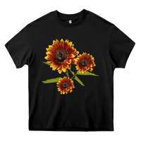 Black ring o fine sunflower Heavy Core Tee - LillyAllenDesigns