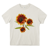 Cream ring o fine sunflower Heavy Core Tee - LillyAllenDesigns