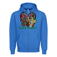 True Royal Day of the dead Mexico Zipper Hoodie - HowdyJamesFarm