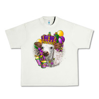 Pistachio Mardi Gras Longhorn Calf Urban Heavy Tee - LillyAllenDesigns