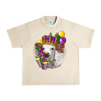 Sandshell Mardi Gras Longhorn Calf Urban Heavy Tee - LillyAllenDesigns