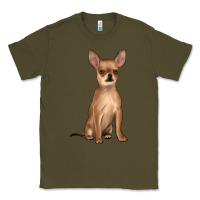 Army Green chihuahua Classic Tee - JahusDesignShop