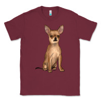 Burgundy chihuahua Classic Tee - JahusDesignShop