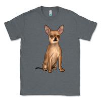 Charcoal Heather chihuahua Classic Tee - JahusDesignShop