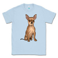 Dusty Blue chihuahua Classic Tee - JahusDesignShop