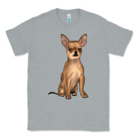 Heather Grey chihuahua Classic Tee - JahusDesignShop