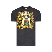 Vintage Black he don't love me like tequila does Vintage Tee - JahusDesignShop
