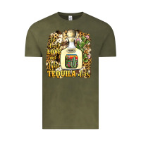 Vintage Olive he don't love me like tequila does Vintage Tee - JahusDesignShop